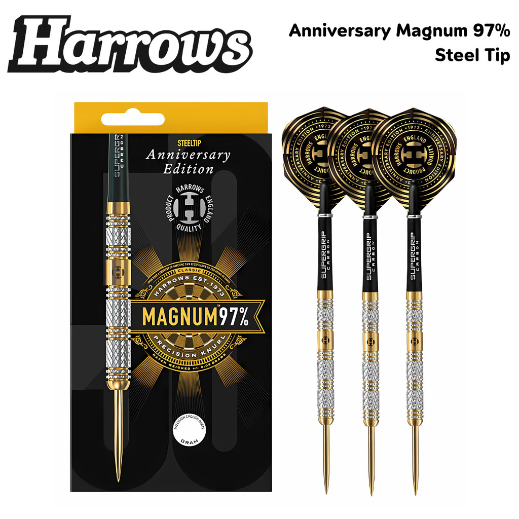 ลูกดอกปาเป้า Harrows Anniversary Magnum 97%Tungsten Steel Darts 23g