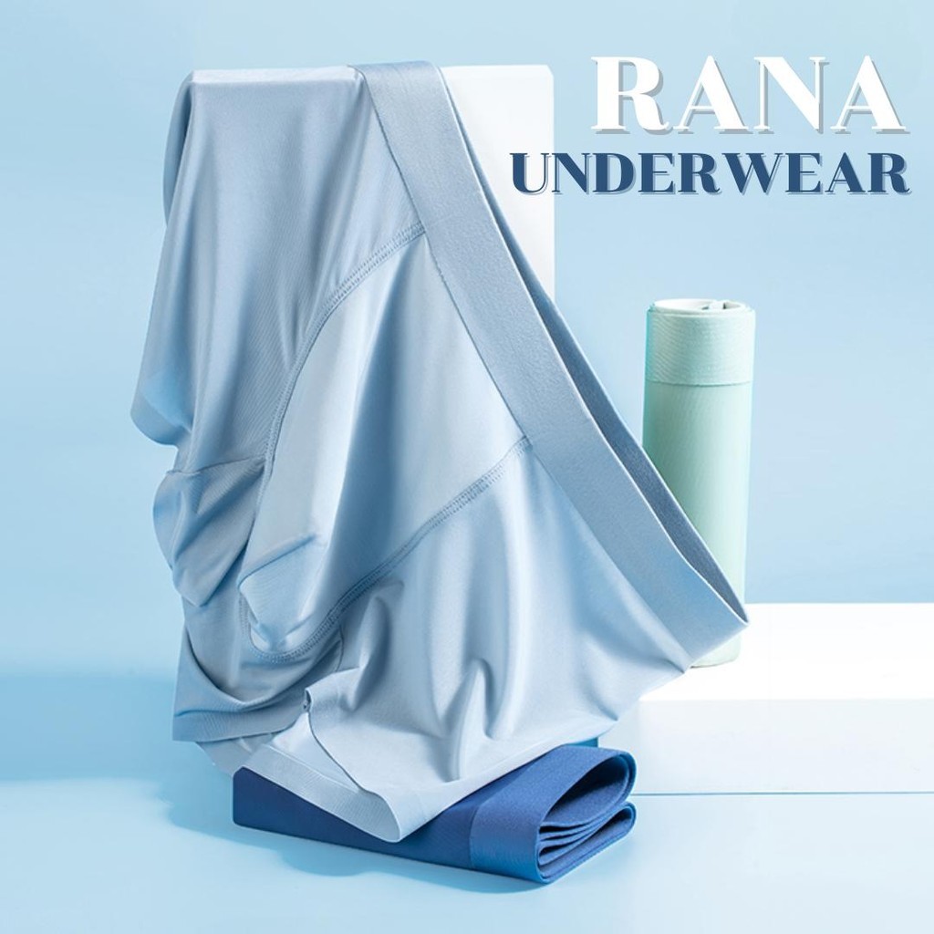 RANA กางเกงในผู้ชาย ผ้าไมโครโมดอล เย็นสบาย ไร้ขอบ ไม่อับชื้น ผิวนุ่มใส่สบาย เหมาะทุกวัน พรีเมียมเกรด