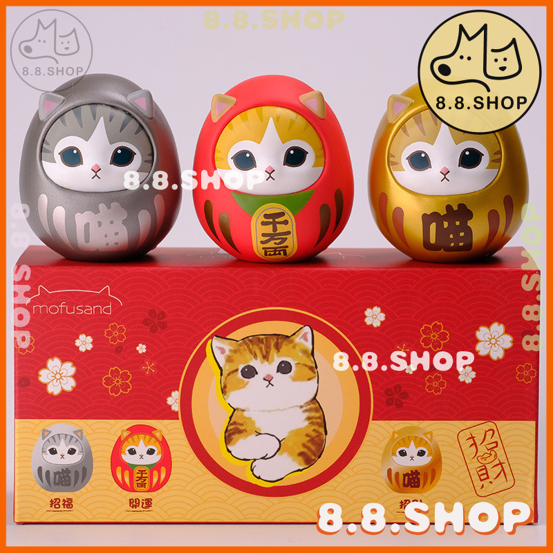 ✨8.8 ร้าน✨Cat Fortune Sandy Lucky Cat Dharma Lucky Jewelry✨ยกลัง 3 ชิ้น✨