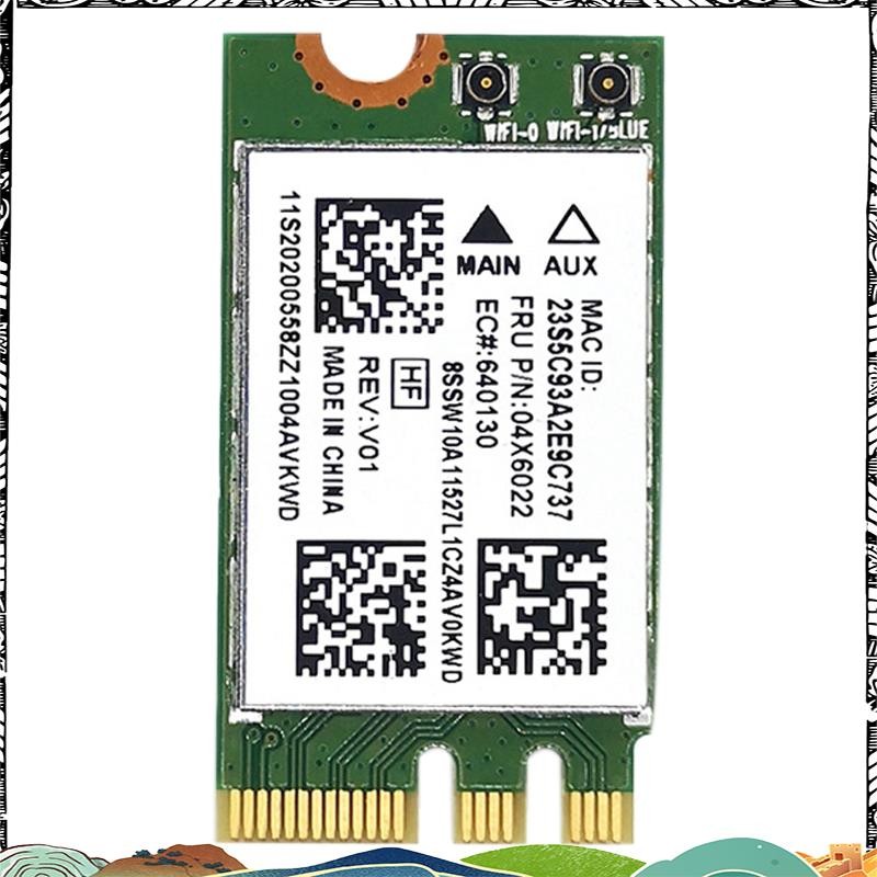 การ์ดเครือข่ายไร้สาย Super QCNFA335,อินเทอร์เฟซ NGFF M2 4.0 ระบบรองรับการ์ดเครือข่ายไร้สาย Win7/Win8