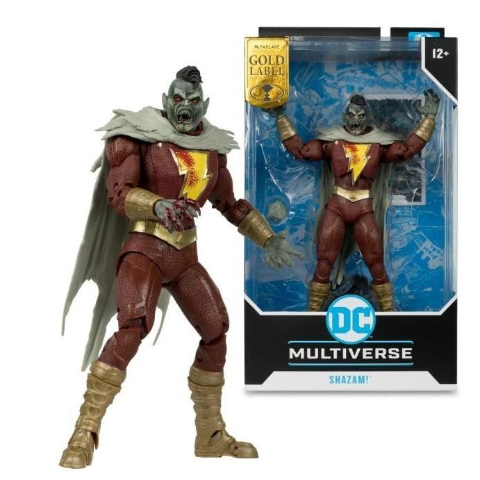 MCFARLANE ของเล่น DC MULTIVERSE GOLD LABEL SHAZAM 7 "ACTION รูป DC VS VAMPIRES ของเล่นและ