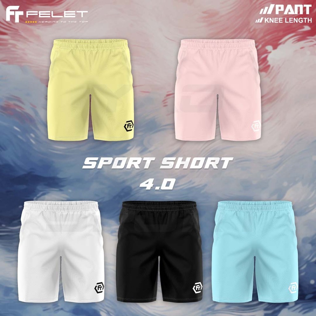 FELET SPORT SHORT 4.0กางเกงแบดมินตันSluar Badminton by FELET
