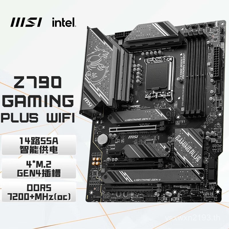 เหมาะสําหรับเมนบอร์ด WIFI MSI MSI Z790 GAMING PLUS LGA1700