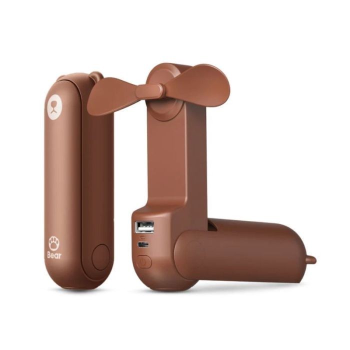 JISULIFE F8 BROWN 3-in-1 Multi-function 2 ระดับ 2,000 mAh /ไฟฉาย/แบตสำรอง สีน้ำตาล รับประกัน 6 เดือน