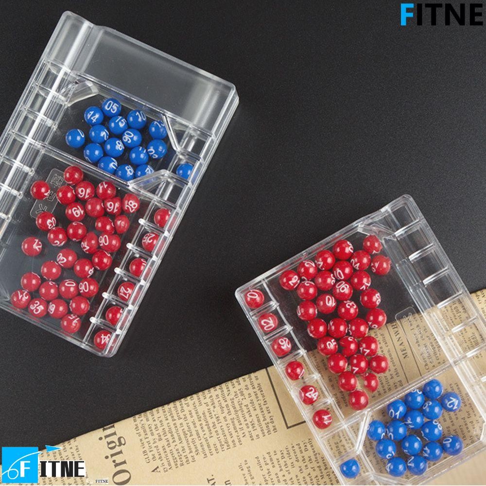 FITNE Lucky Lottery ของเล่น 5+2 6+1 Fortuna Party เกมความบันเทิงอ่านง่ายหมายเลข Jackpot Shake Balls 