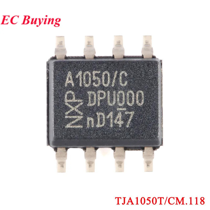 5 ชิ้น/1 ชิ้น TJA1050T TJA1050 A1050 TJA1050T/CM A1050/C SOIC-8 CAN Bus Transceiver ชิป IC Controlle