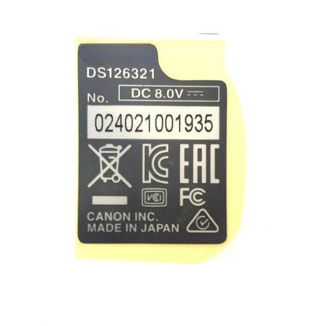 สําหรับ Canon 5D3 5DS 5DSR ป้ายกระดาษจํานวนกล้องกระดาษหมายเลข Cameradigital สติกเกอร์ด้านล่างสติกเกอ