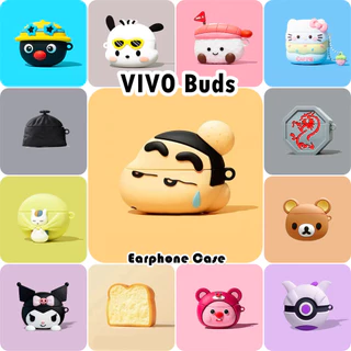 【Case Home】นําไปใช้กับ VIVO Buds เคส Case เคสหูฟัง การ์ตูนง่าย ซิลิโคนนุ่ม เคส เคสหูฟัง NO.2