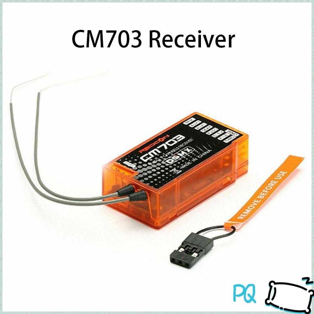 PQ CM703 ตัวรับสัญญาณ, 2.4 Ghz 7 ช่อง PPM Output Receiver, RC Parts พลาสติกสีส้ม RC Receiver DSM2 DS