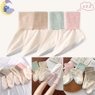 4 คู่ 4 สีที่มีหลวมและไม่ขัดต่อบ้านถุงเท้านอนหลับที่อบอุ่น