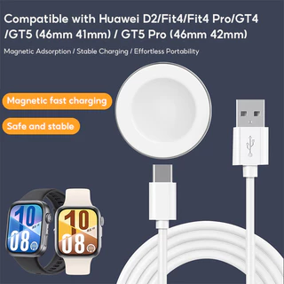 ชาร์จไร้สายแม่เหล็ก USB for Huawei Fit 4/5/fit4 Pro/Fit 5 Pro/Watch 4 3 Pro GT5/4/3/3Pro/3SE GT2 Pro ECG GT Runner/Cyber