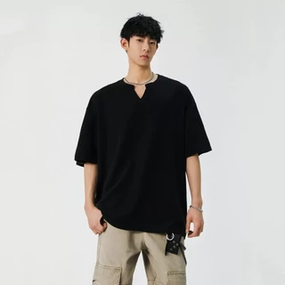 เสื้อยืดผู้ชายเนื้อนุ่ม แขนสั้น ระบายอากาศได้ดี สำหรับฤดูร้อน