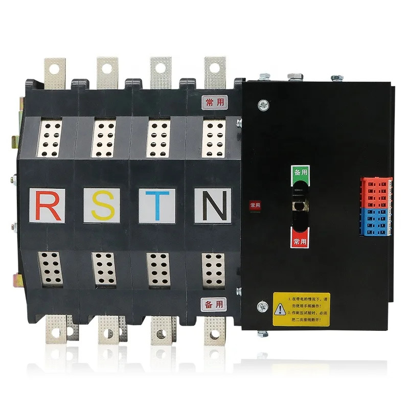 Hot ATS Dual Power สวิตช์โอนอัตโนมัติ 3P/4P พร้อมความจุ 160A~400A