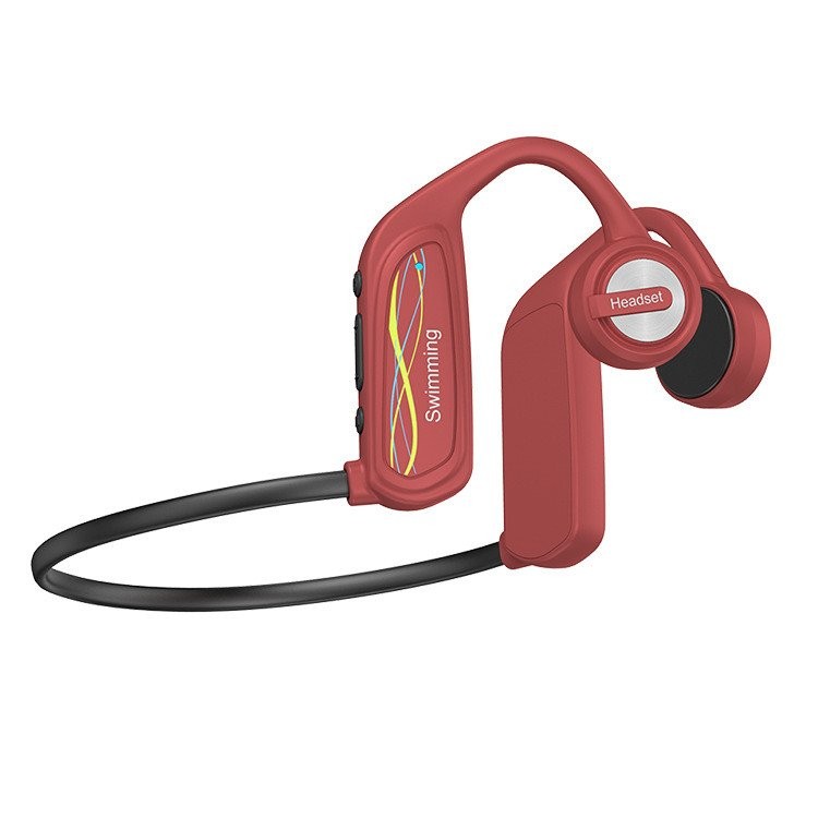 ใหม่หูฟังว่ายน้ํากันน้ํา K9 กีฬาหูฟังบลูทูธ Bone Conduction หูฟังกันน้ําว่ายน้ํา Bone Conduction Ear