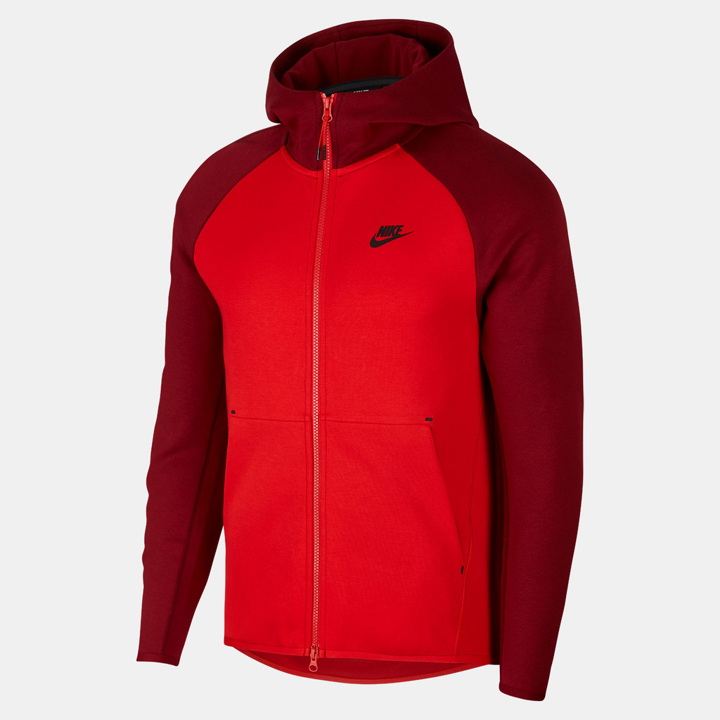 Nike/Nike ของแท้ WEAR TECH FLEECE เสื้อแจ็คเก็ตมีฮู้ดกีฬาลําลองสําหรับผู้ชาย928484-657