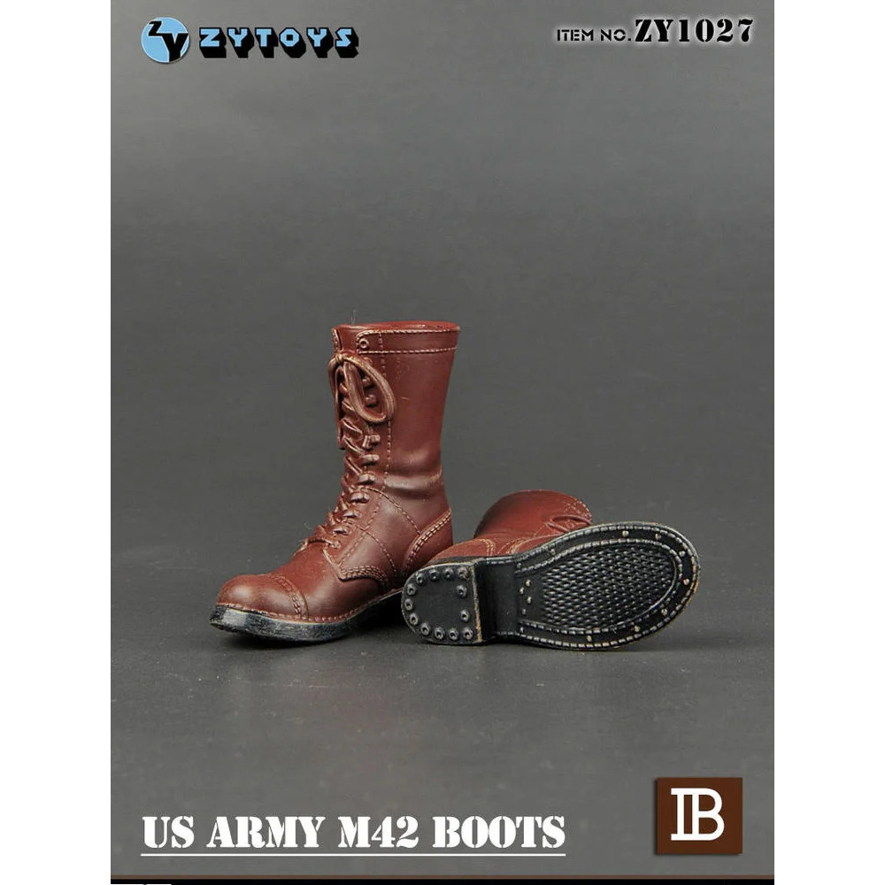 1/6 Scale ทหาร Zy1027 World War Ii Us Army M42 Combat รองเท้าทหารรองเท้า 12 นิ้ว Action Figure ตุ๊กต