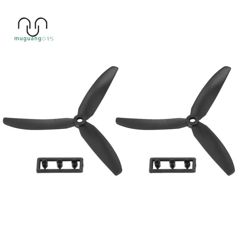[ลดราคา M5]1 คู่ 5030 3 ใบมีด Direct Drive Prop ใบพัด CW/CCW สําหรับเครื่องบิน RC (สีดํา)