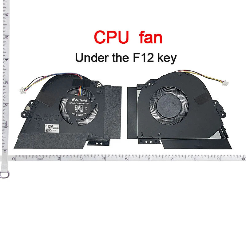 IiLaptop CPU GPU พัดลมสําหรับ ASUS ROG Zephyrus S plus GX701 GX701L GX701LX GX701LWS (ไม่มี GX701G G