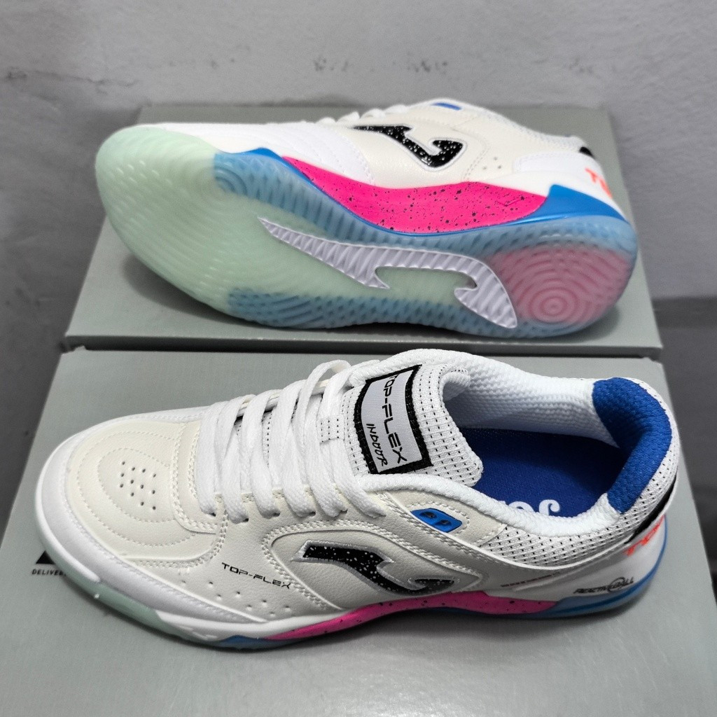 คุณภาพสูงสุด 2026 Elite Joma TOP-FLEX IC Futsal Shoes รองเท้าฟุตบอล Slip-resistant Training Shoes เห