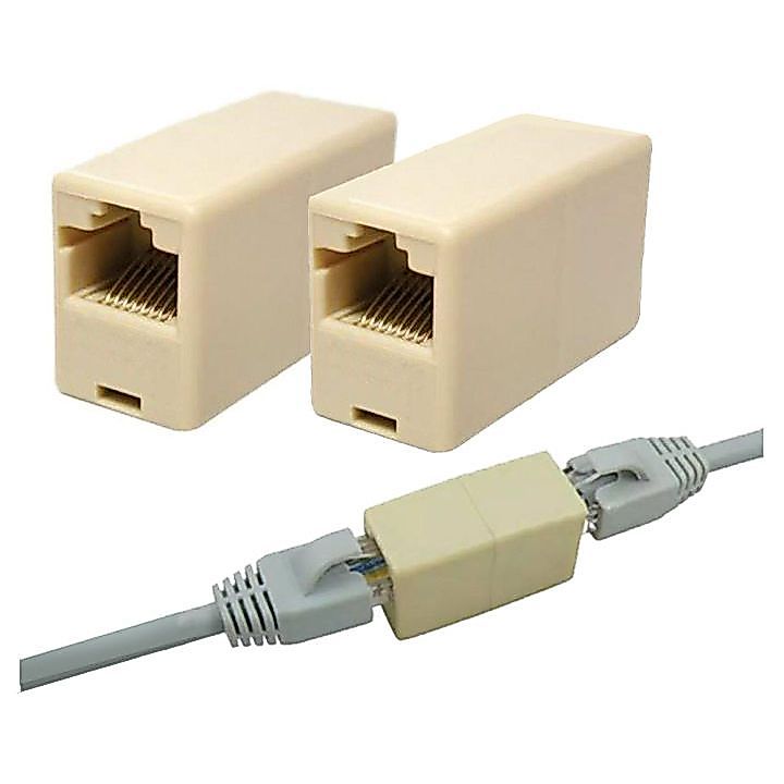OEM Barrel RJ45 Connector LAN Cable Connection Easy Connection Adapter LAN Modular Female to Female 