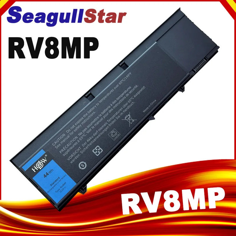 ใหม่ RV8MP แบตเตอรี่แล็ปท็อปสําหรับ Dell Latitude XT3 H6T9R 1NP0F 37HGH ชาร์จ Li-ion 44WH 3800mAh