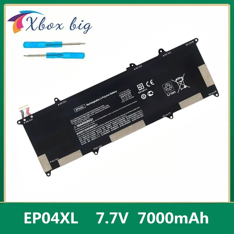 ใหม่ 7.7V 56.2WH 7000mAh EP04XL แบตเตอรี่แล็ปท็อปสําหรับ HP Elite Dragonfly G1 G2 HSN-I32C HSTNN-DB9