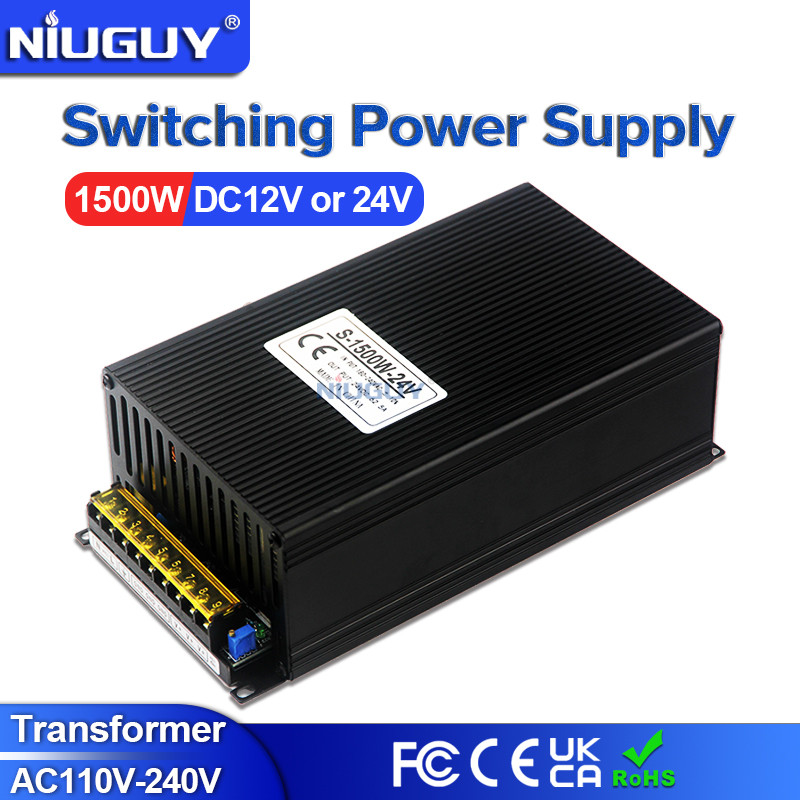 High Power AC-DC Switching Power Supply DC12V 24V 1000W 1200W 1500W Power Transformer for LED CCTV P