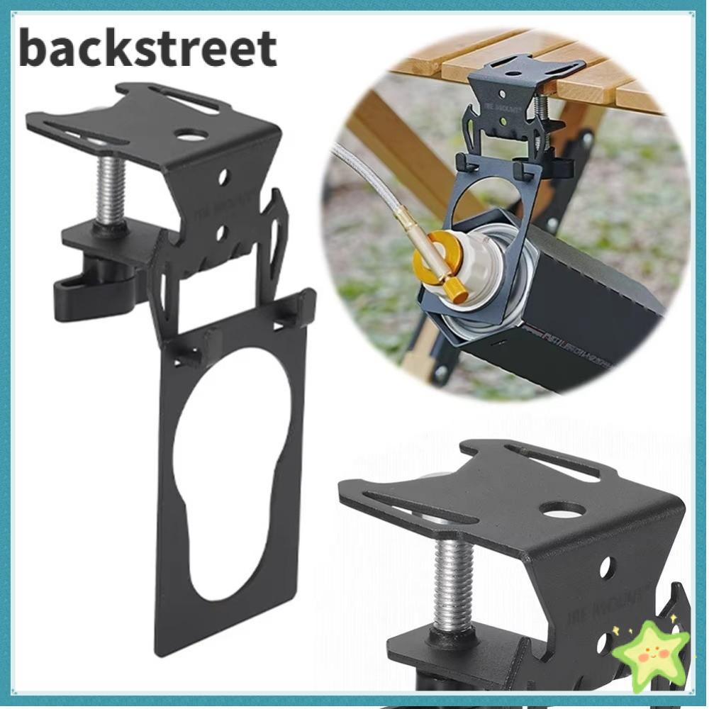 BACKSTAGEDV Canister Hanging Hook, Outdoor Iron Gas Canister Stand, Travel Multi-purpose Gas Caniste