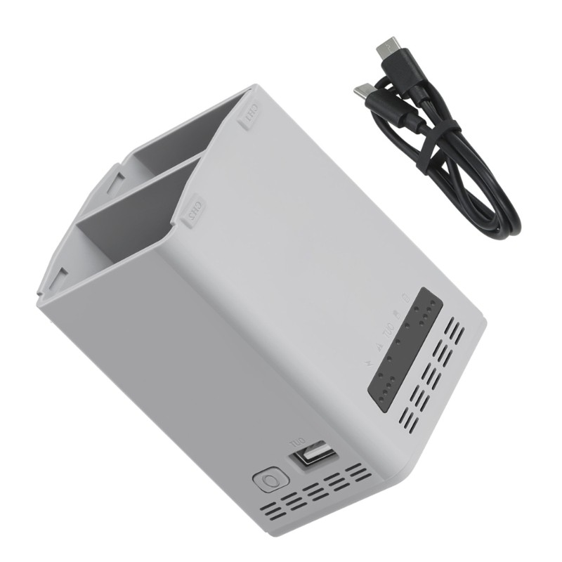 SPT * สถานีชาร์จ 65W แบบพกพาสําหรับ Lito1 X1 แบตเตอรี่ฮับชาร์จ 2Slot