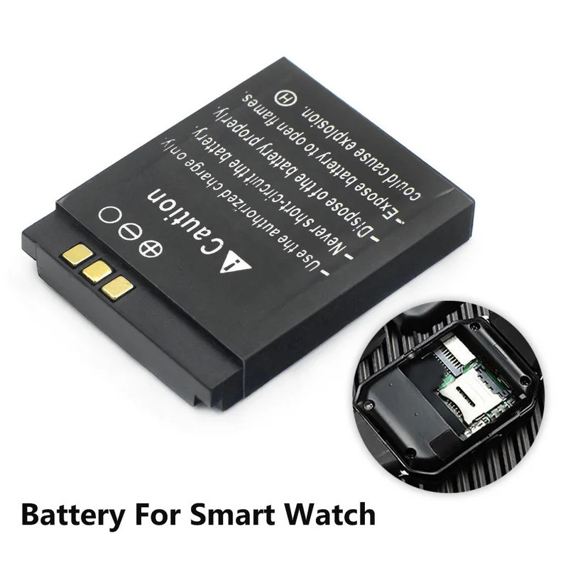 LQ-S1 3.7V 380mAh GTF สมาร์ทนาฬิกาแบตเตอรี่ GTF ทนทานแบตเตอรี่ลิเธียมสําหรับสมาร์ทนาฬิกา QW09 DZ09 W