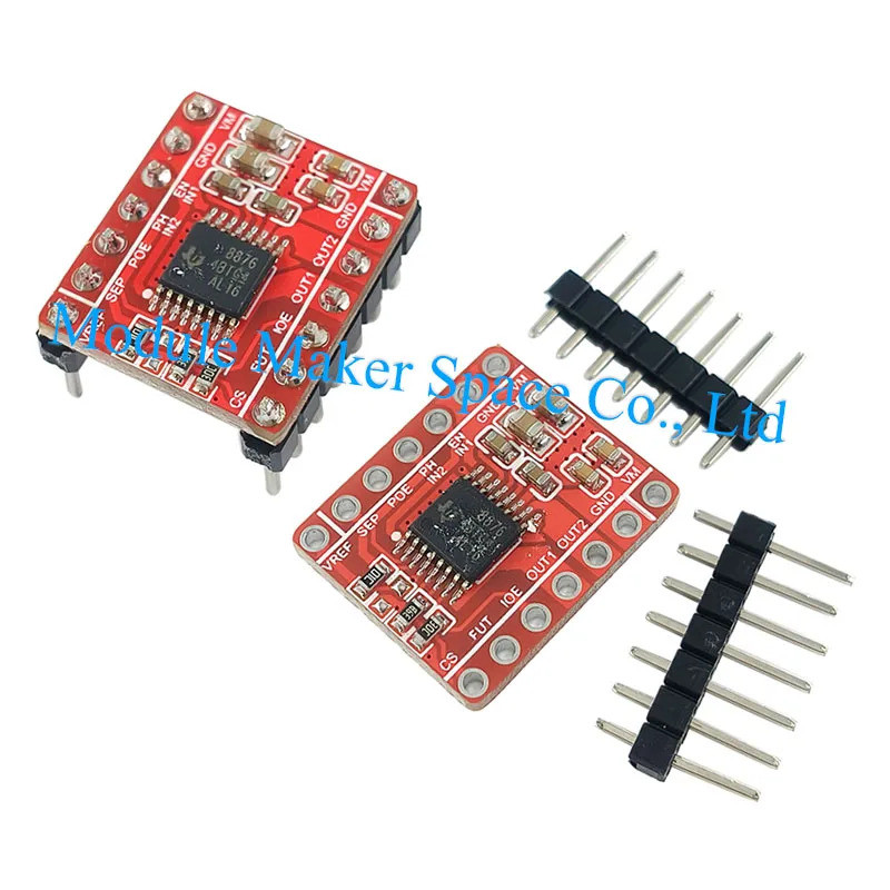 H DRV8876/DRV8874 H-Bridge Brushed DC Motor Driver Module 4.5V-37V 1.1A 2A Limit Single Channel PWM 