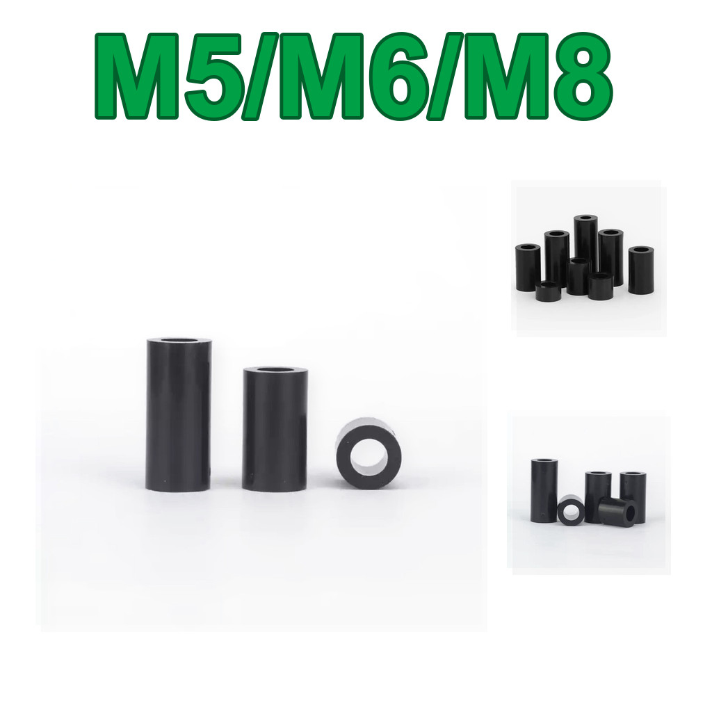 คอลัมน์แยก ABS สีดําผ่านคอลัมน์แขนไนลอน, คอลัมน์แยกฉนวน M5/M6/M8 [WDY-YL-VN]