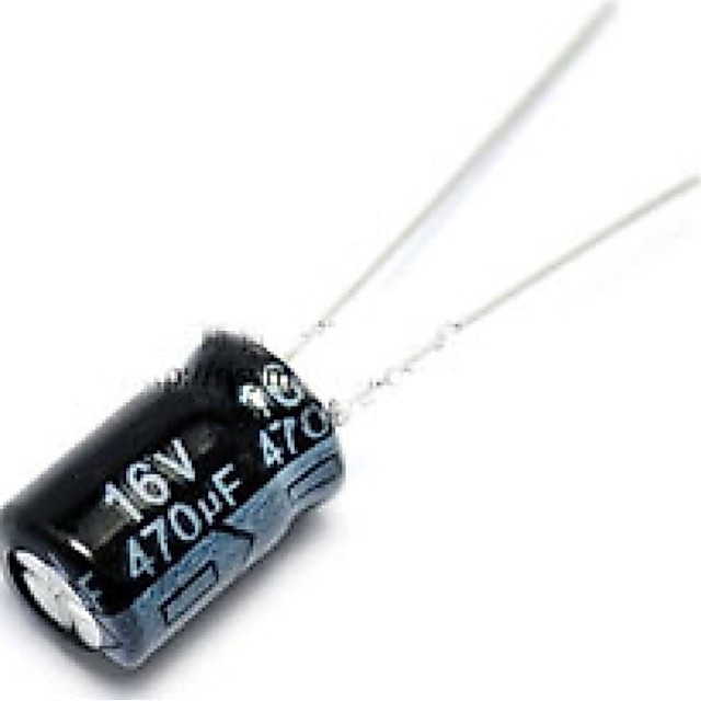C Capacitor 47uF (5ชิ้น) เลือกโวลต์ (V) ได้ ตัวเก็บประจุ อิเล็กโทรไลต์ คาปาซิเตอร์