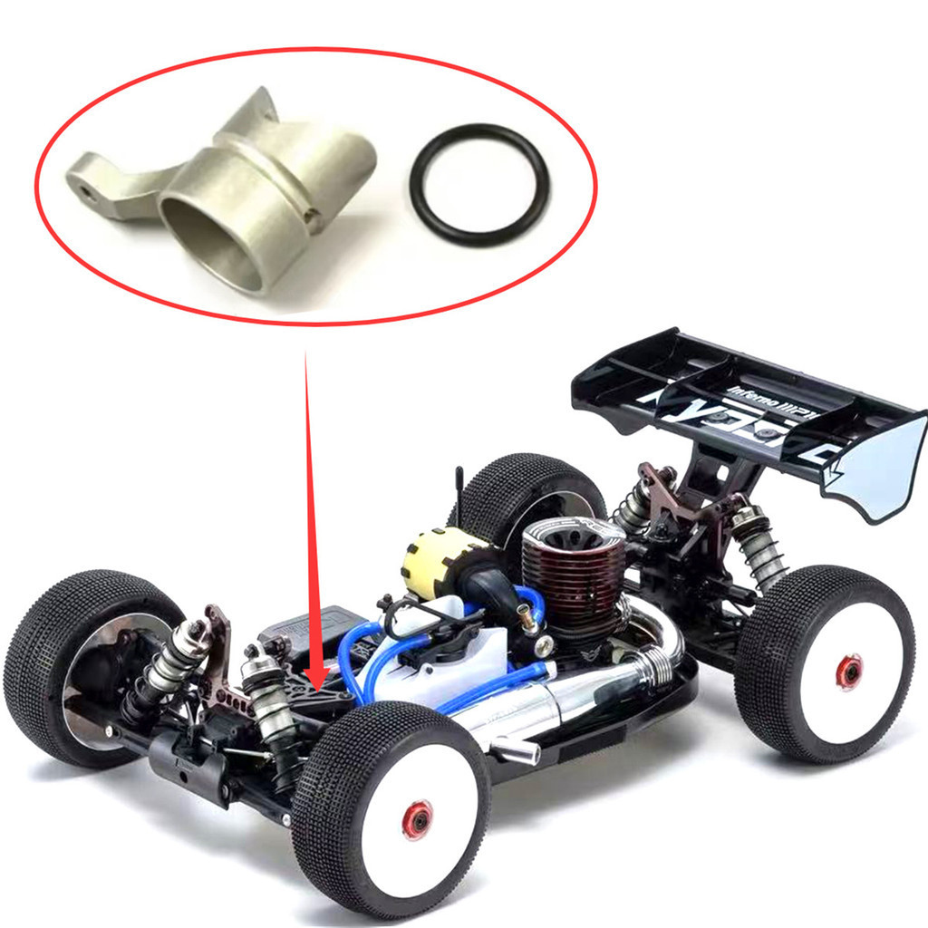 คอลัมน์พวงมาลัยโลหะสําหรับ Kyosho 1/8 MP10 Series Universal อัพเกรดอลูมิเนียม Rudder Protection