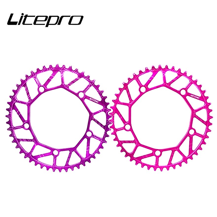 Litepro เฟืองจักรยาน 48 50 52 54 56 58T 130BCD P8 SRA683 JP8