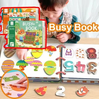 หนังสือเด็ก หนังสือการตรัสรู้เบบี้ หนังสือยุ่ง DIY หนังสือตีนตุ๊กแก ของเล่นเพื่อการศึกษา สําหรับเด็กปฐมวัย