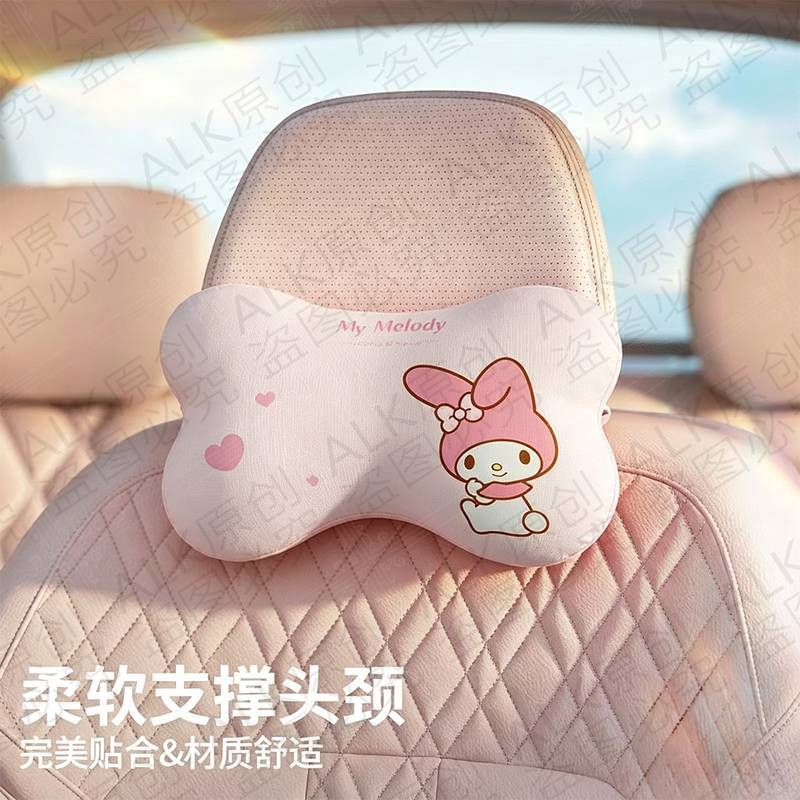 Automotive Headrest Neck Pillow Cartoon Car Interior Accessories Automotive Headrest Neck Pillow Car