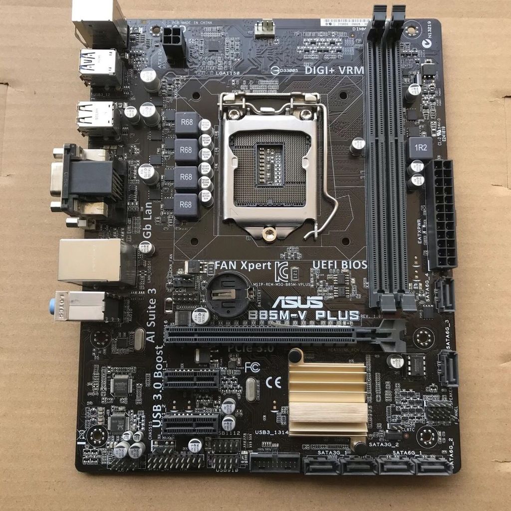 เมนบอร์ด Gigabyte Asus B85 DDR3 4th Generation CPU 1150 Pin