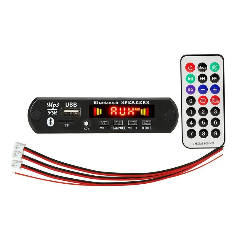 12V พร้อมเครื่องขยายเสียง 2X25W ถอดรหัสหน้าจอสีพร้อมการบันทึก Call Lossless เมนบอร์ดพร้อมบลูทูธ