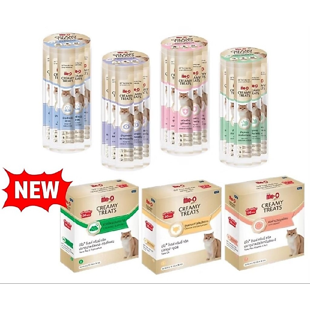 [กล่อง36ซอง] มีโอโกลด์ MeO Gold แมวเลีย เพื่อสุขภาพ 15กรัม×36ซอง/กล่อง