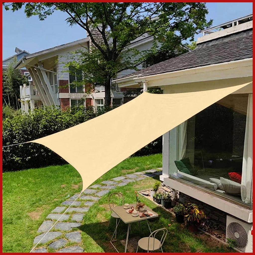 Wind Sails สําหรับ Shade กลางแจ้ง 420D Oxford กันฝนบังแดด Patio Shade Sail สําหรับ Pavilion ระเบียงส