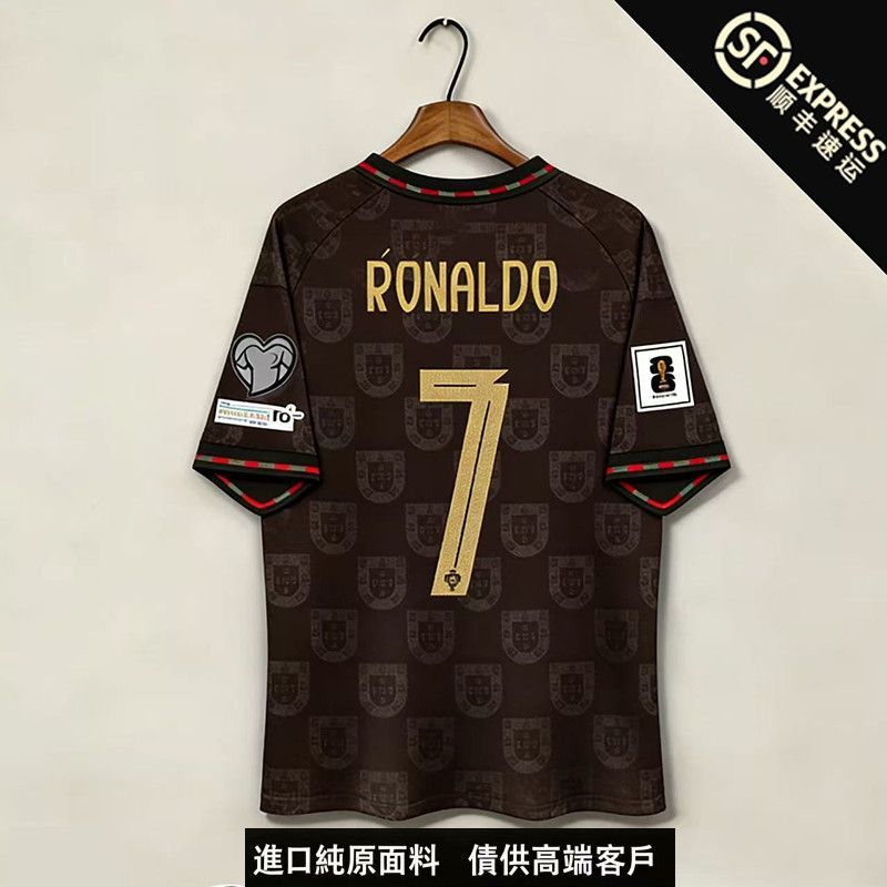 2026 โปรตุเกสทีมชาติ Eusebio Special Edition Jersey Felix B-Fer B-Xi No. 7 คริสเตียน