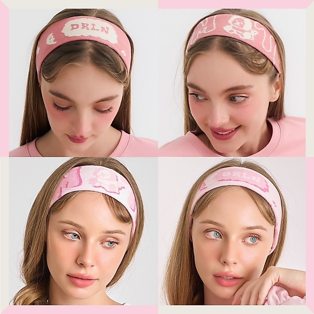 Darlyn -  Gym Today Headband ใส่ได้ 2 ลาย ผ้าคาดหัว ผ้าโพกหัว ผ้าคาดผม แบบยืดหยุ่น ดูดซับเหงื่อ
