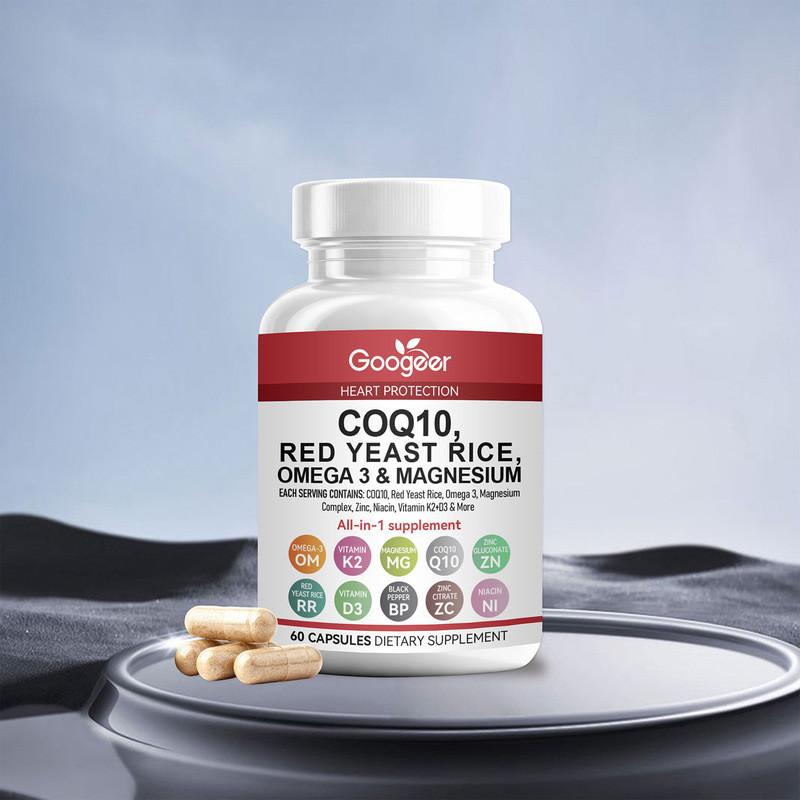 现货速发GOOGEER Heart Health Support Capsules ผลิตภัณฑ์เสริมอาหาร26627A7/28