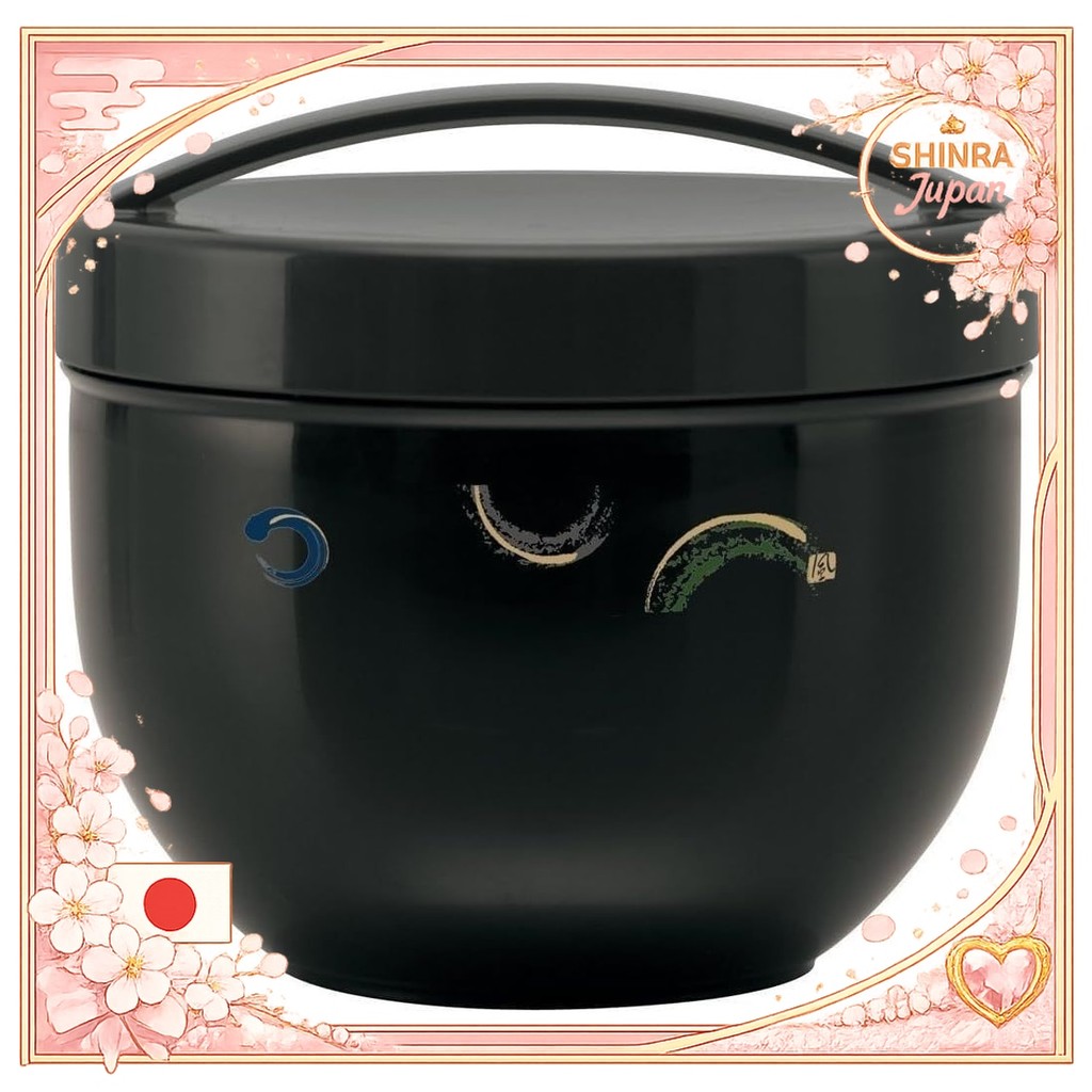 《Direct From Japan》  Skater Bowl-shaped Bento Box, Style, Diameter 136 x 121mm, 840ml Large Capacity