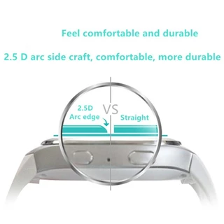 กระจกนิรภัยป้องกันหน้าจอสําหรับ Huami Amazfit Bip Max A2568 Full edge Coverage Anti-Scratch 3D ฟิล์มป้องกัน