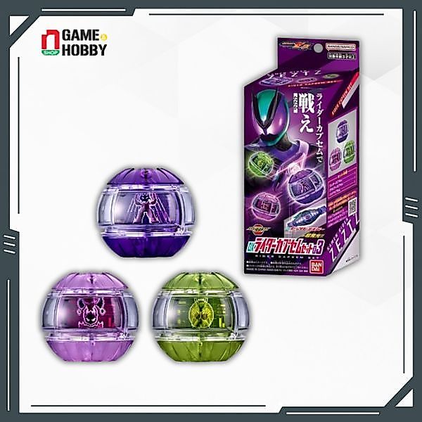 KAMEN RIDER ZEZTZ DX RIDER CAPSEM SET 03