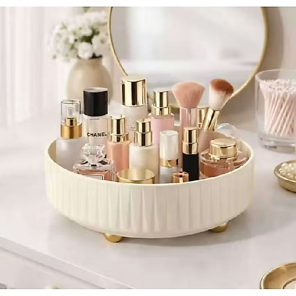 24 ซม. COSMETIC ROTATING RACK EASTETIC ROTATING MAKE UP PLACE และ SPICE PLACE DPAUR เค้ก PLACE
