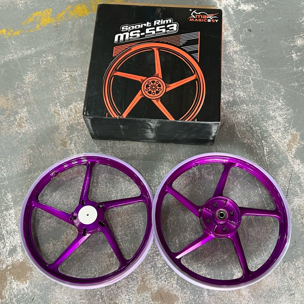 YAMAHA Y15 Y15ZR SPORT RIM PURPLE MS553 160/160-17 MAGICBOY
