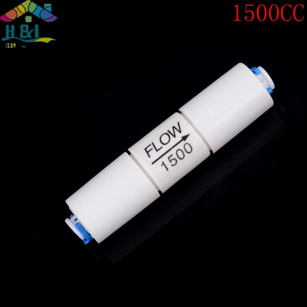 H&L Aug 1/4 " Flow Restrictor 300CC-1500CC พร้อม Quick Connect สําหรับ RO Reverse Osmosis {th}